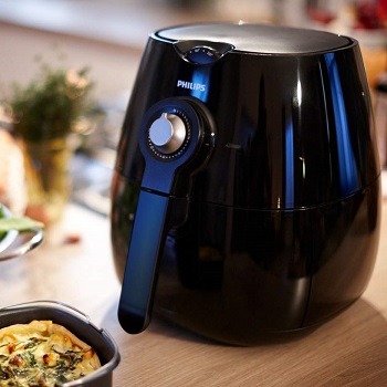 black air fryer philips