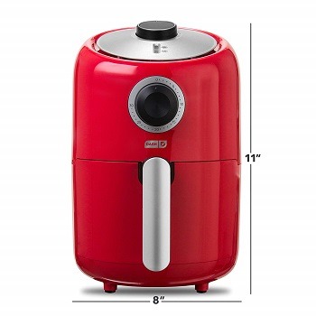 dash red air fryer