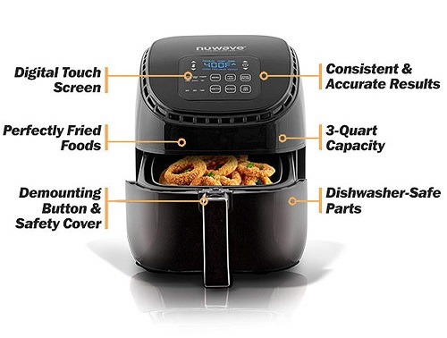 nuwave brio air deep fryer